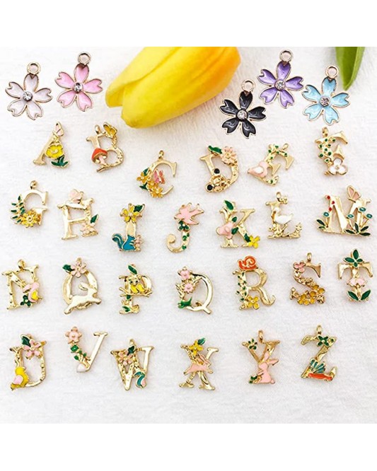 126ZY002-01-500p-Pendant Garden Fairy Tale Enamel Charms for DIY