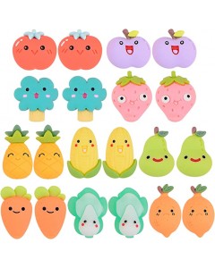 126ZY001-24-30p  Slime Charms Cute Opaque Resin Cabochons Flatback for DIY Crafts （Single shots will not be shipped）