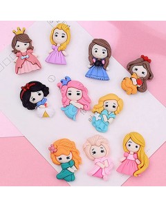 126ZY002-34-40P-Cartoon Princess Cute Girls Embellishments DIY Phone Crafts