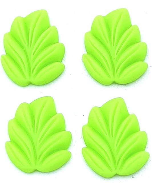 128LZ002-15-15P-Flatbacks Tree Leaves Cabochons Resin Charms for DIY