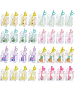 128LZ003-12-10P-Mini Drink Bottle Pendants Resin Fruit Juice Charms Cup for DIY Making