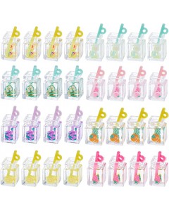 128LZ003-12-10P-Mini Drink Bottle Pendants Resin Fruit Juice Charms Cup for DIY Making